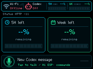 Firmware-rendered offline monitor state